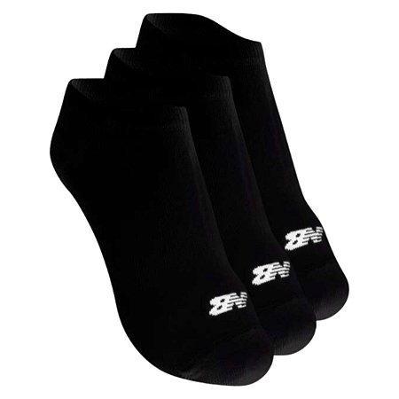 Kit 3 pares de meia New Balance invisível 39 a 42 3 Preta