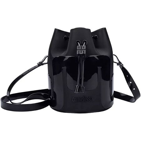 Bolsa Melissa Station Bucket Bag Preta