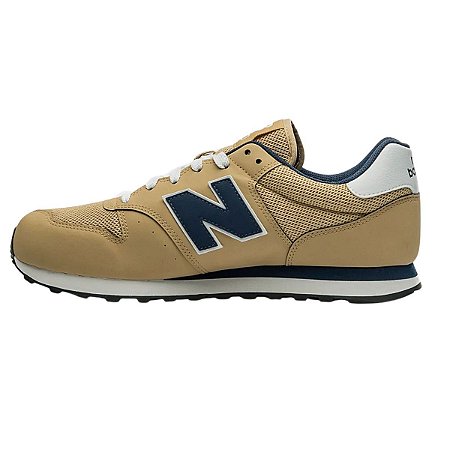 Tênis New Balance 500 V2 Masculino Bege Marinho