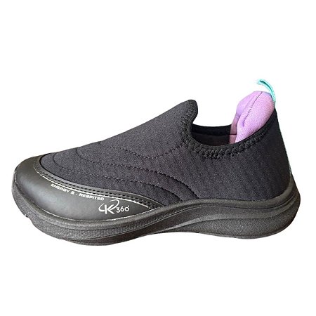Tênis Infantil Kidy K360 Energy 2 Preto Verde Água Lilás