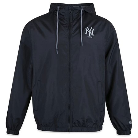Jaqueta New Era Windbreaker New York Yankees MLB Preta