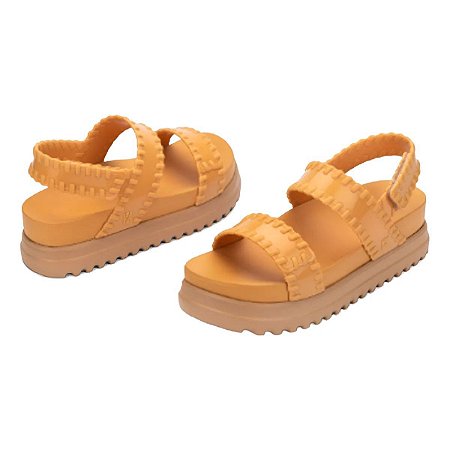 Sandália Melissa Dune Platform Bege Caramelo