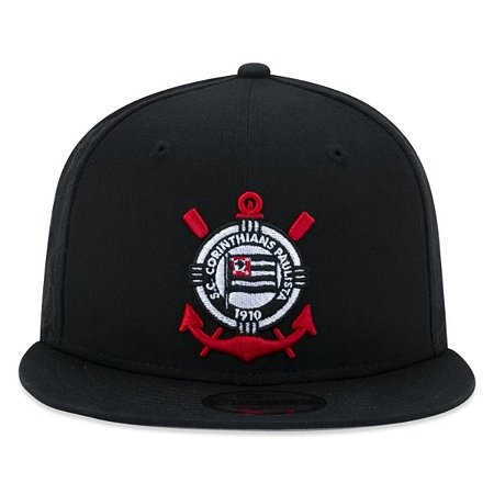 Boné New Era 950 Futebol Corinthians Preto