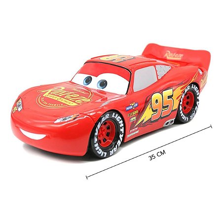 Carrinho Brinquedo Relâmpago Mcqueen Matte Disney Roda Livre