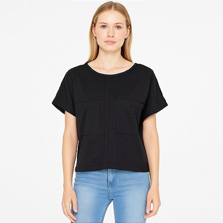 Blusa Colcci Básica Feminina Preta