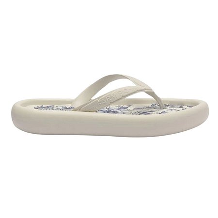 Chinelo Farm Canoa Print Feminino Branco