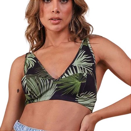 Top Colcci estampado Verde