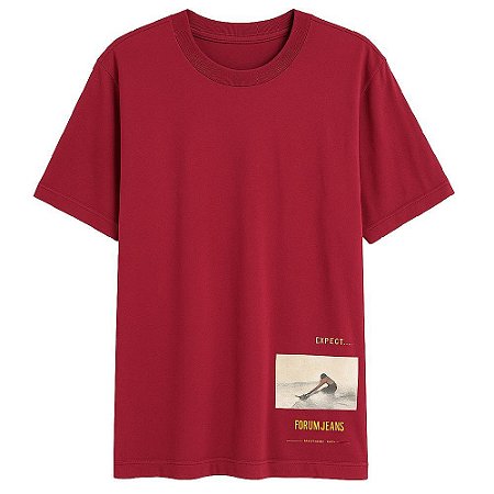 Camiseta Forum Box Bordô Masculina