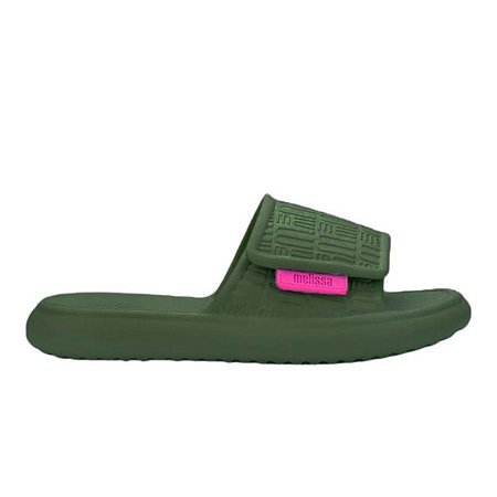 Slide Melissa Free Fuzzy Slide Feminino Verde