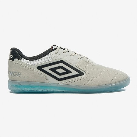 Chuteira Umbro Pro Challenge Masculina Branca Azul