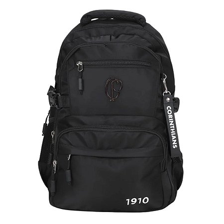 Mochila Corinthians 1910 Licenciada Preta Esportiva