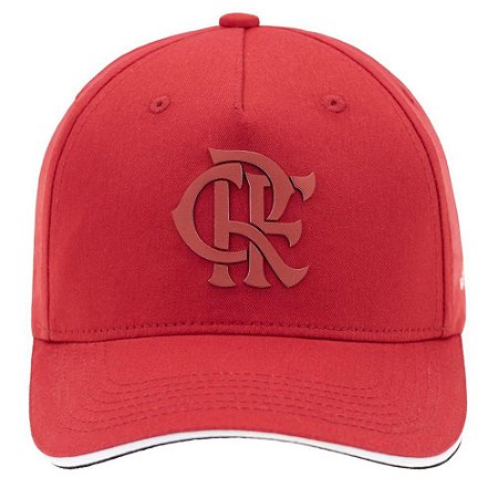 Boné Flamengo Bordado Vermelho Licenciado Supercap