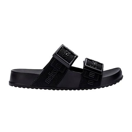 Sandália Mini Melissa Cozy Slide M Lover Infantil Preto