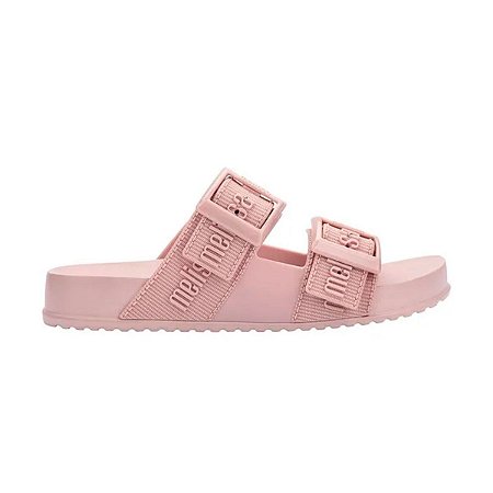 Sandália Mini Melissa Cozy Slide M Lover Infantil Rosa