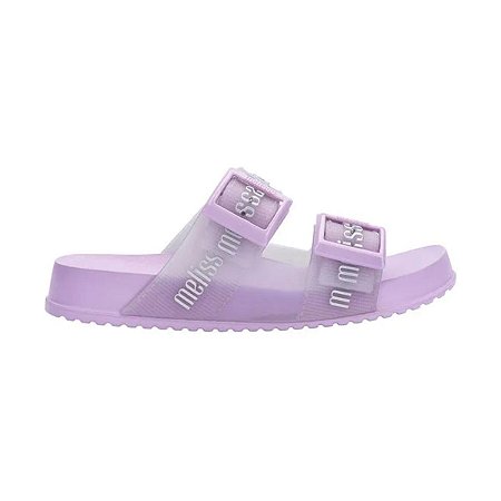 Sandália Mini Melissa Cozy Slide M Lover Infantil Lilás