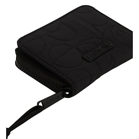 Carteira Farm Ziriguidum Puffer Preto