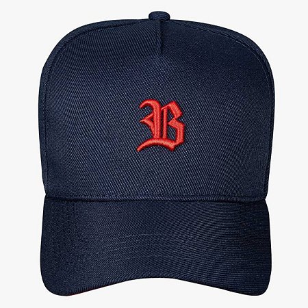 Boné Blck Brasil Basic Strapback Azul Marinho Contra