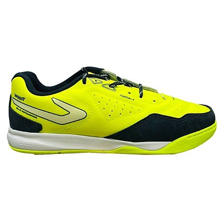 Chuteira Topper Dominator Club V Futsal Amarelo Infantil