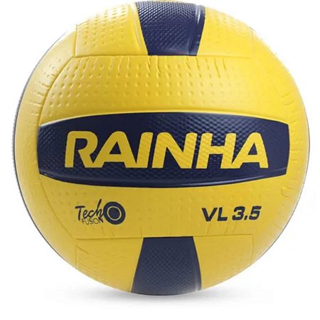 Bola Volei Rainha VL 3.5 Amarela Azul