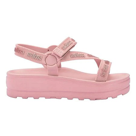 Sandália Melissa Stripes Platform M Lover Rosa
