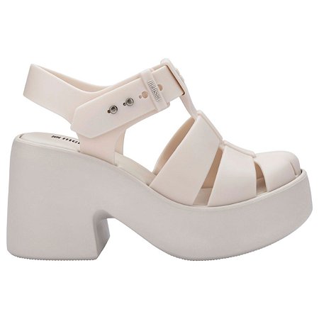 Sandália Melissa Lulu Bege Fosco