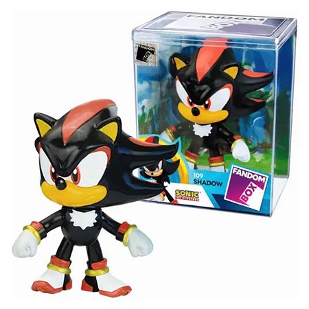 Boneco Shadow Turma do Sonic Fandom Box Colecionável
