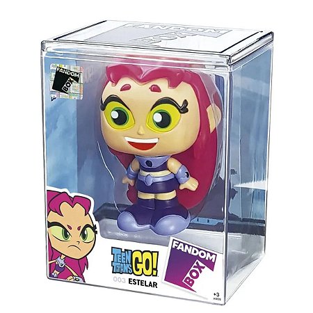 Boneco Jovens Titãs Estelar Fandom Box Colecionável