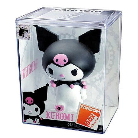 Boneco Kuromi Hello Kitty Fandom Box Colecionável
