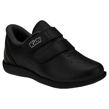 Tênis Infantil Kidy Usefull Miami Logo Lateral Preto