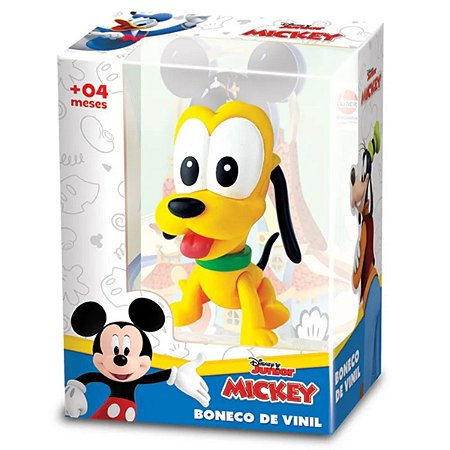 Boneco De Vinil - Disney Júnior  Mickey - Pluto Líder 12 cm