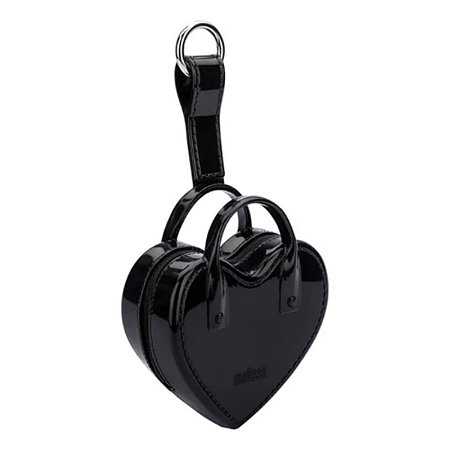 Bolsa Chaveiro Melissa Heartbeat Pocket Preta