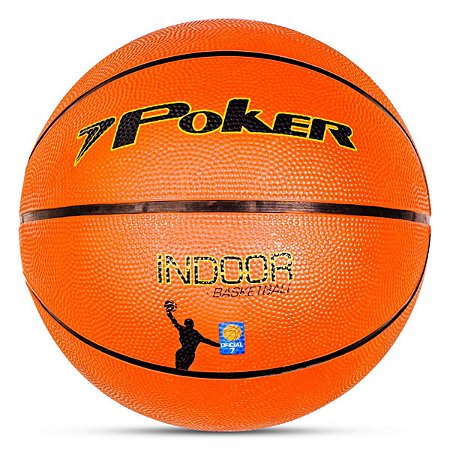 Bola Basquete Poker Oficial 7.0 Indoor