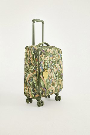 Mala Farm Me Leva Tecido Floresta de Passarinhos G