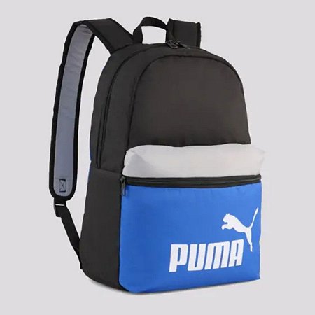 Mochila Puma Phase Backpack Azul e Preto
