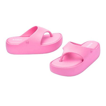 Sandália Melissa Free Platform Thong Feminino Rosa Claro