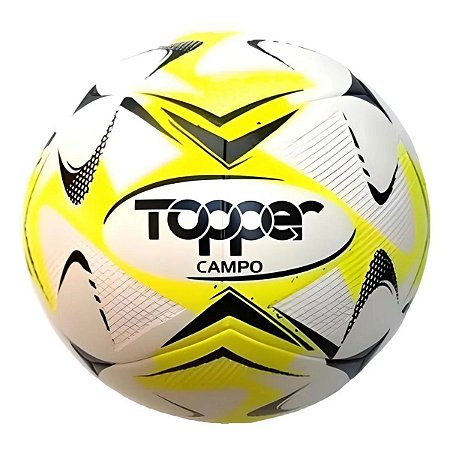 Bola Topper Slick Colorfull Campo Branco Amarela