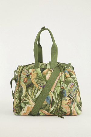 Bolsa Farm Totebag Carioca Floresta de Passarinho Verde