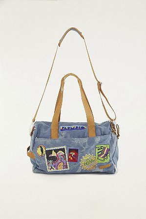 Bolsa Farm Viva Patch Rio Azul Jeans