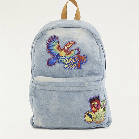 Mochila Farm Xodó Patch Rio Azul