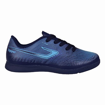 Chuteira Topper Slick VI Infantil Marinho Azul Roxo
