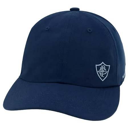 Boné Fluminense Silk Frontal Esquerda Azul Marinho Supercap