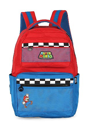 Mochila Mario Bros Luxcel Escolar