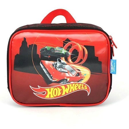 Lancheira Hot Wheels Luxcel Vermelho
