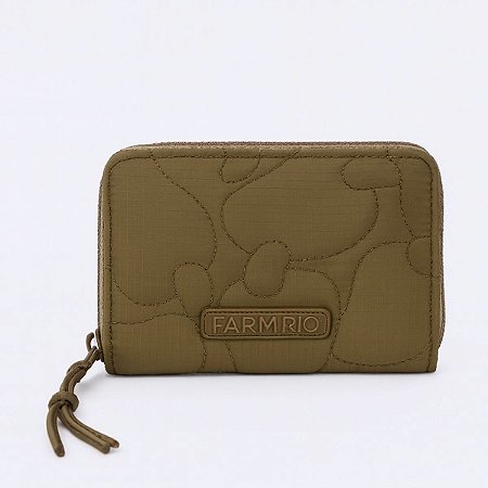 Carteira Farm Ziriguidum Puffer Marrom