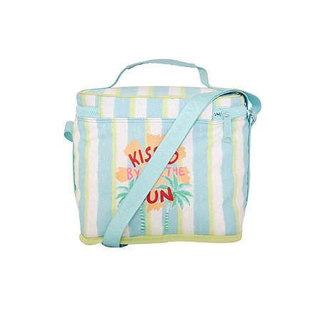 Mini Cooler Farm Farofa Diazão Listrada Rio Azul