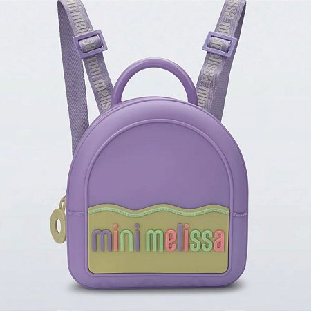 Mini Mochila Mini Melissa Backpack Lilas Verde
