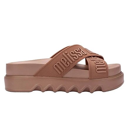 Sandália Melissa Cross M Lover Platform Marrom