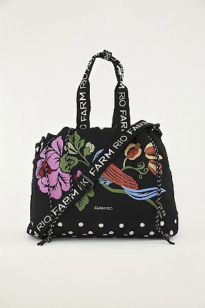 Bolsa Farm Totebag Carioca Cashews And Birds