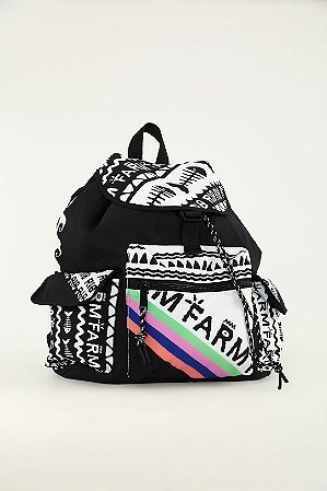 Mochila Farm Pipoca Tipografico Farm