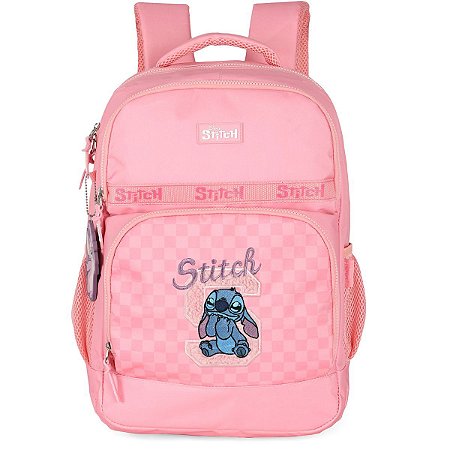 Mochila Stitch Rosa Luxcel